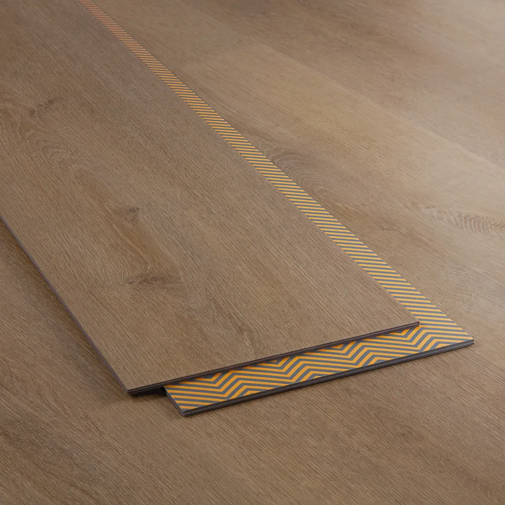 Coronado vinyl flooring planks installed in a typical pattern