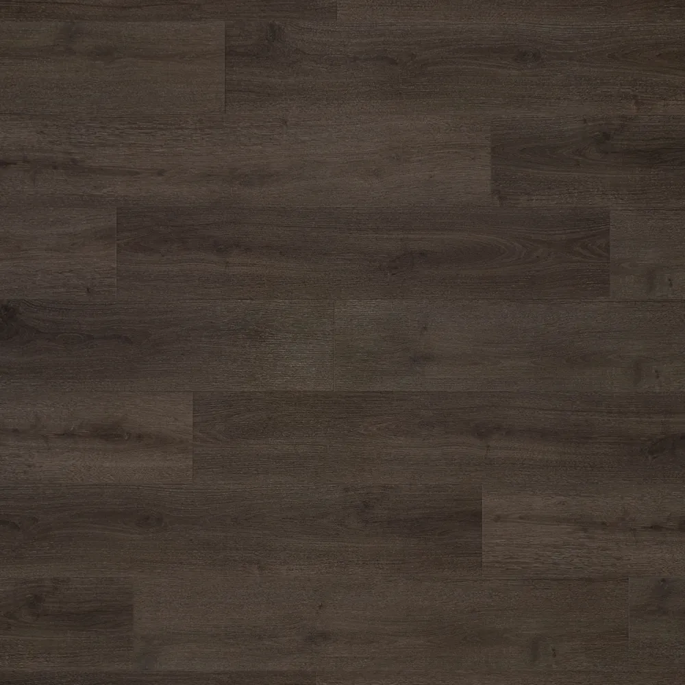 Closeup view of a floor with Woods Cove vinyl flooring installed