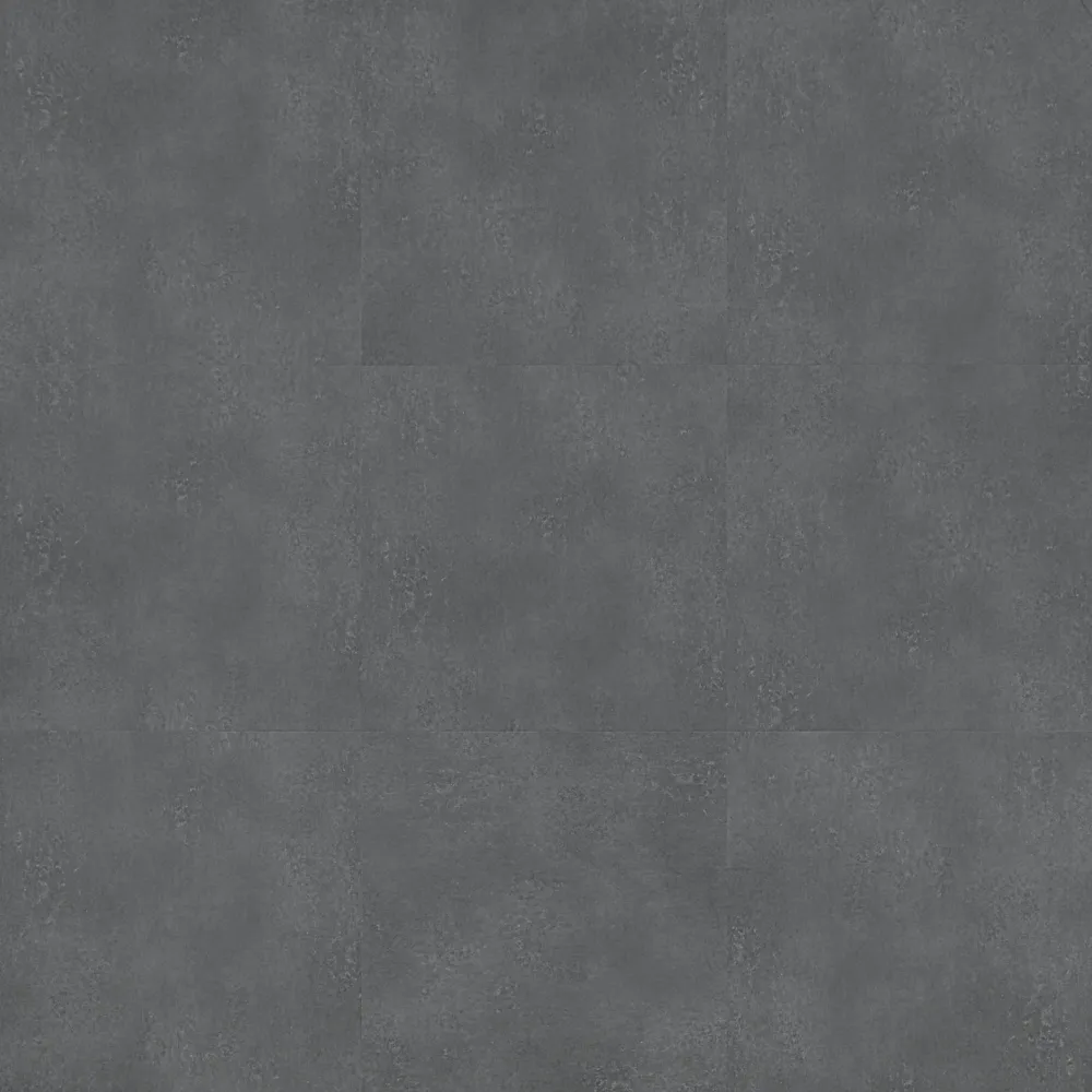 Closeup view of a floor with Landfall vinyl flooring installed