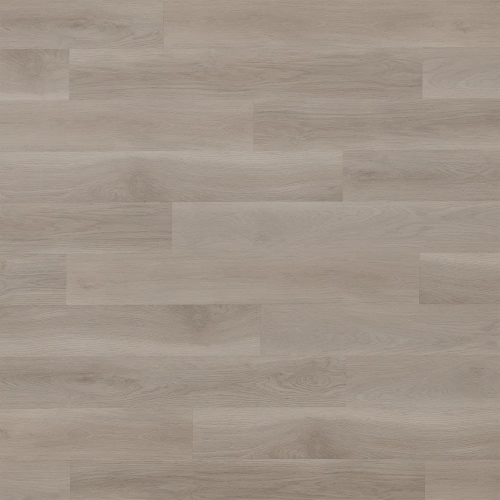 Closeup view of a floor with Whispering Pines vinyl flooring installed