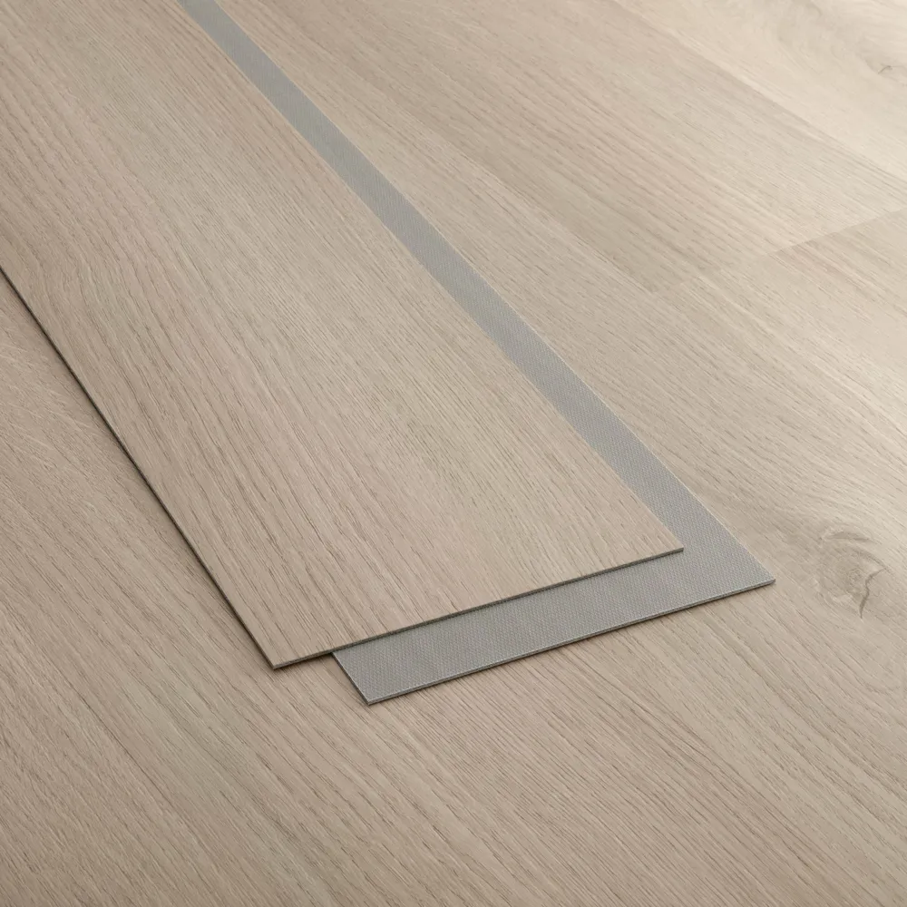 Sandpiper Spring vinyl flooring planks installed in a typical pattern