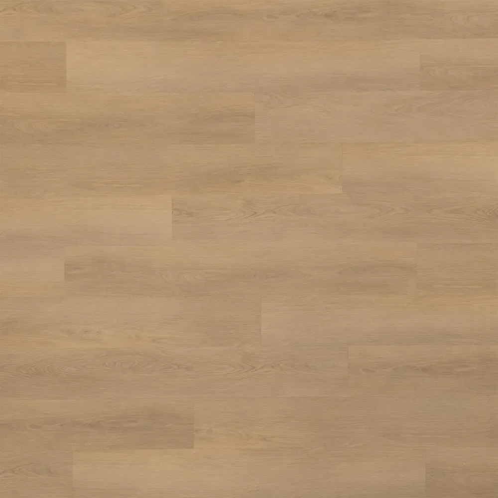 Closeup view of a floor with Bedford Creek vinyl flooring installed