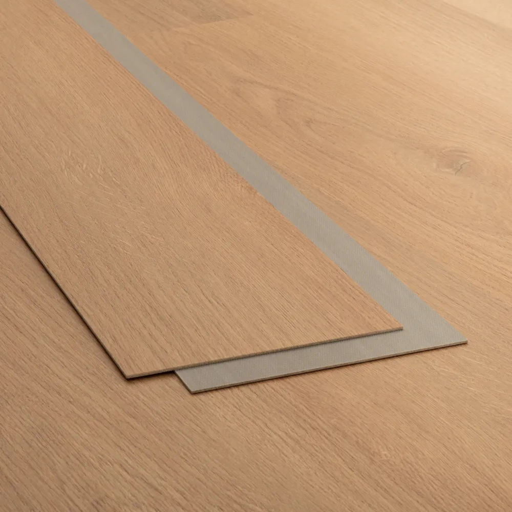 Cobble Hill vinyl flooring planks installed in a typical pattern