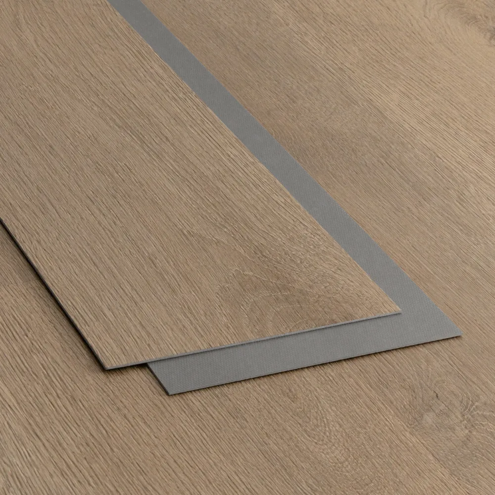 Willow Run vinyl flooring planks installed in a typical pattern
