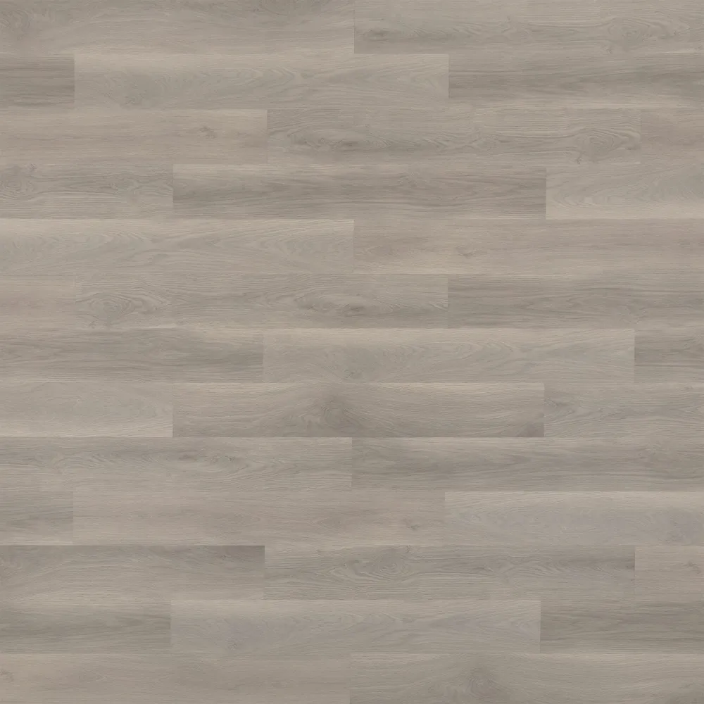 Closeup view of a floor with Whispering Pines vinyl flooring installed