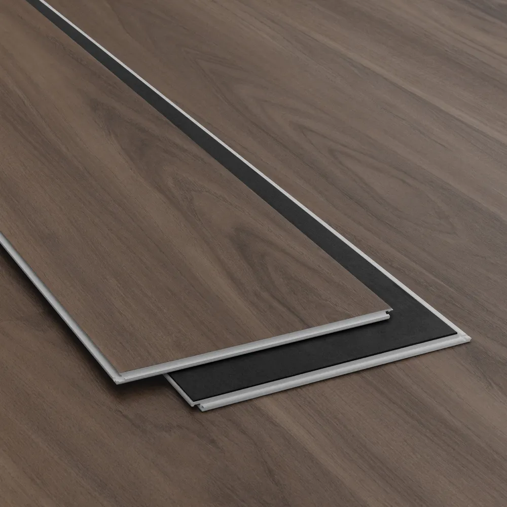 Berlin Terrace vinyl flooring planks installed in a typical pattern