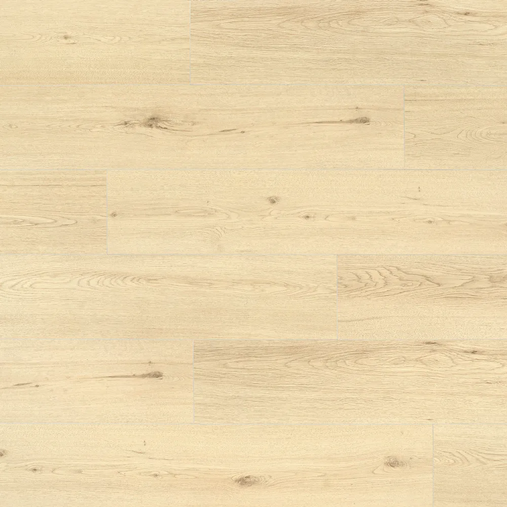 Closeup view of a floor with Moonstone vinyl flooring installed