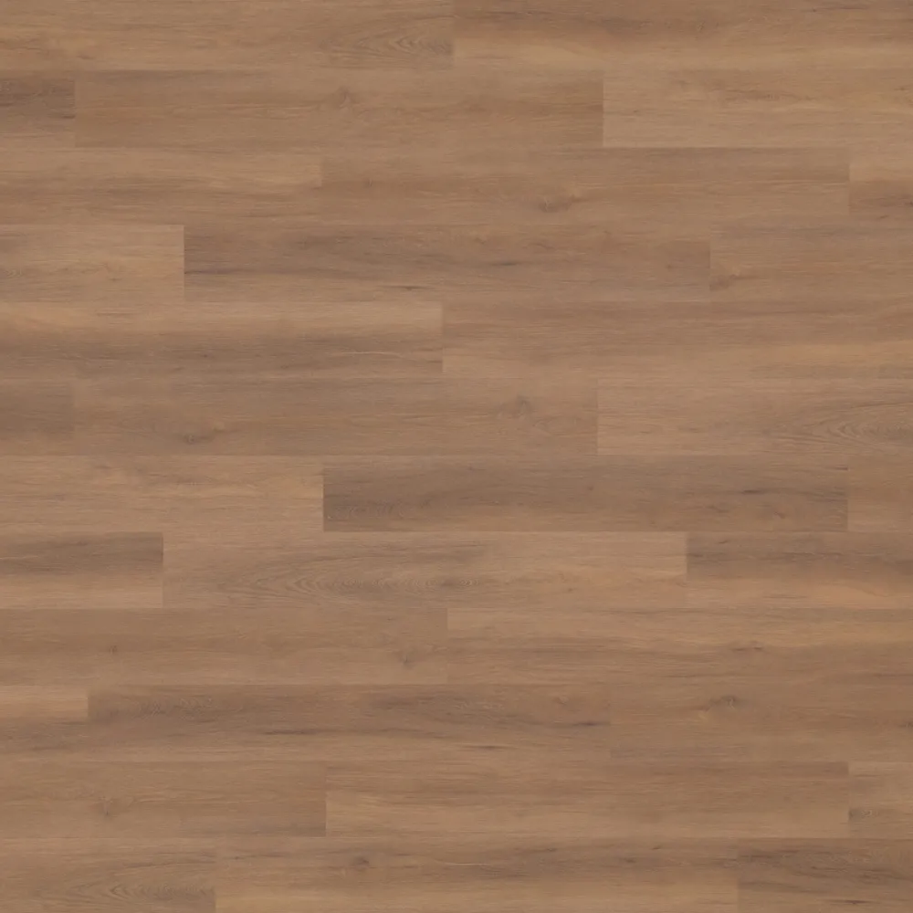 Closeup view of a floor with Hudson vinyl flooring installed