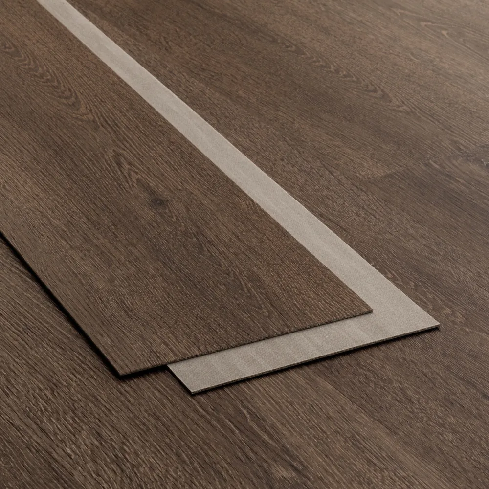 Presidio vinyl flooring planks installed in a typical pattern