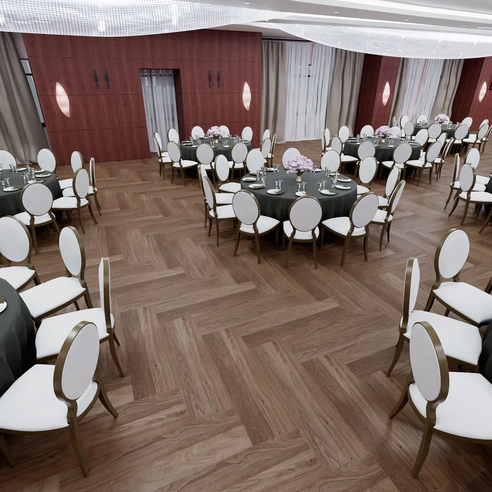 Example of a typical room with West Broadway vinyl flooring installed