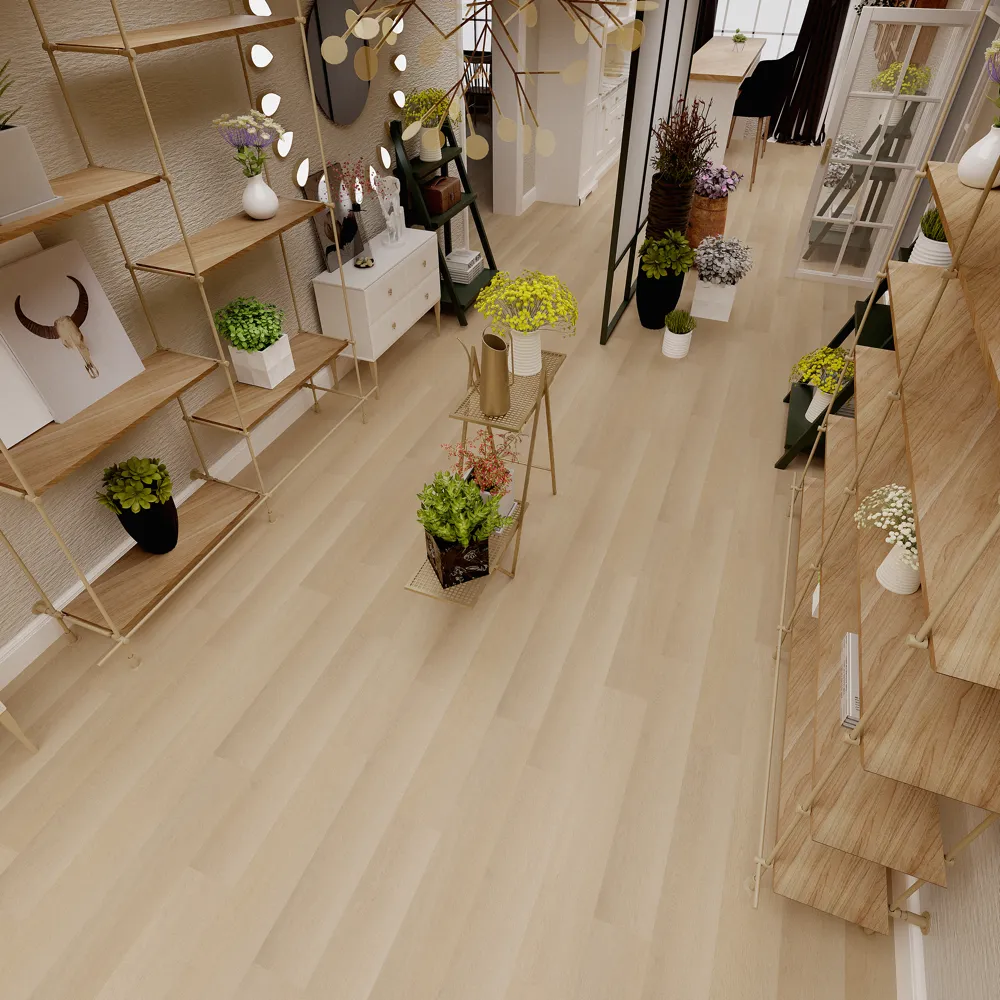 Example of a typical room with Charlton Plaza vinyl flooring installed