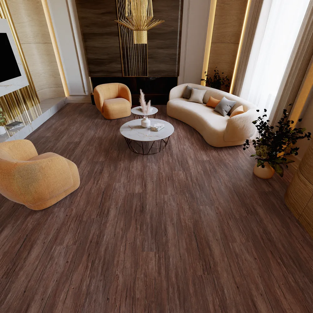 Example of a typical room with Ash vinyl flooring installed