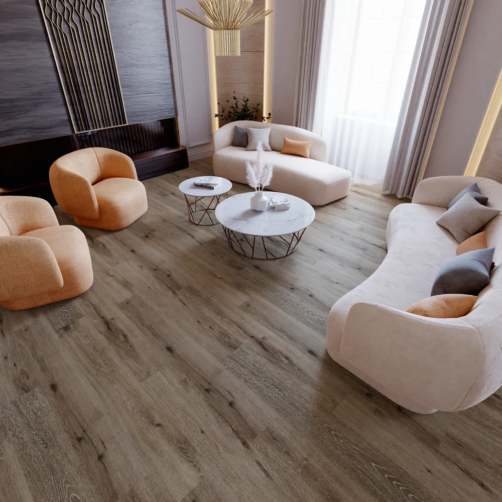 Example of a typical room with Sedona Bridge vinyl flooring installed