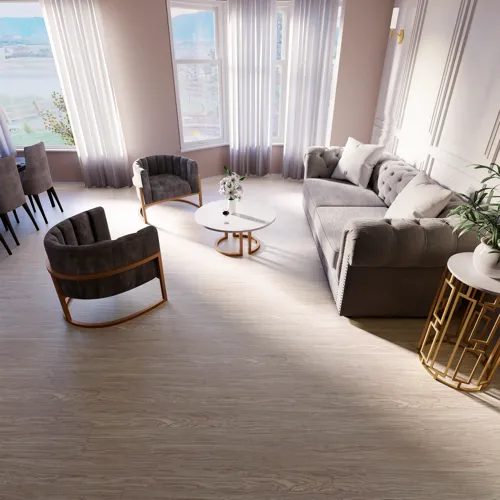 Product image for Midland Grey vinyl flooring plank (SKU: 9525-D) in the Sound-Tec product line from Urban Surfaces