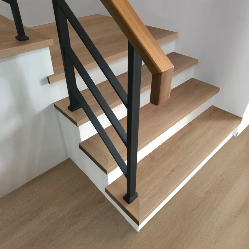 Closeup view of a floor with Coronado vinyl flooring installed