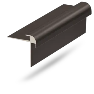 Click to enlarge image. Photo of Metal Stair Nose.